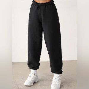 Joah Brown black terry sweatpants size S/M